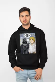 Sweat à capuche Dark Vador « Une révélation choquante... ou pas ! » – Parodie One-Punch Man