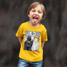 T-shirt Enfant Dark Vador « Une révélation choquante... ou pas ! » – Parodie One-Punch Man