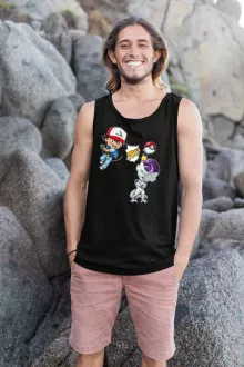 Débardeur Sacha « Un Mewtwo sauvage apparait... Ou pas! » – Parodie Pokémon