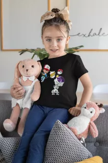 T-shirt Enfant Fille Sacha « Un Mewtwo sauvage apparait... Ou pas! » – Parodie Pokémon