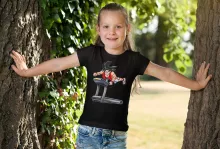 Camiseta Niña Son Gokū “Son Gokū Bûku Jutsu” – Parodia de Dragon Ball Z -DBZ