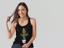 Débardeur Femme Groot « Sapin de Noël de l'Espace ! » – Parodie Les Gardiens de la Galaxie