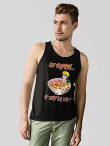 Débardeur Naruto Uzumaki « Le Ramen... C'est la vie ! » – Parodie Naruto