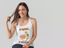 Débardeur Femme Naruto Uzumaki « Le Ramen... C'est la vie ! » – Parodie Naruto