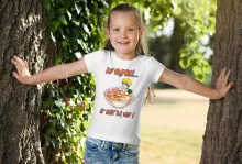 T-shirt Enfant Fille Naruto Uzumaki « Le Ramen... C'est la vie ! » – Parodie Naruto