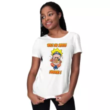 Camiseta Mujer Naruto Uzumaki – Parodia de Naruto