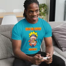 T-shirt Naruto Uzumaki « Le Maître du Talk no Jutsu ! » – Parodie Naruto