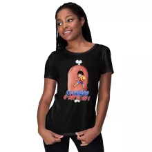 T-shirt Femme Monkey D Luffy « La Viande c'est la Vie - Giga Gigot édition ! » – Parodie One Piece
