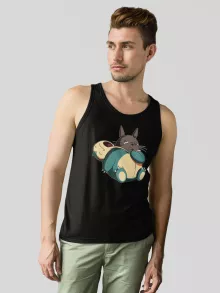 Snorlax Tank Top “The ultimate sleeper!” – Pokémon parody