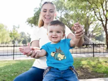 Snorlax Baby's T-shirt “The ultimate sleeper!” – Pokémon parody