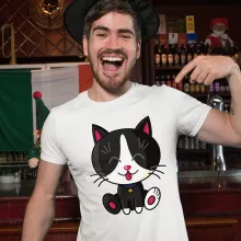 T-shirt « Kawaii Baby Cat (Noir et Blanc) » – Parodie Kawaii Baby Cats