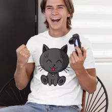 T-shirt « Kawaii Baby Cat (Bleu) » – Parodie Kawaii Baby Cats
