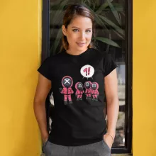 Squid Game Pink Soldiers Damen T-shirt – Parodie auf Squid Game
