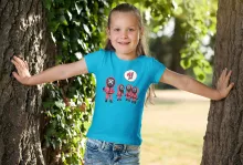 Squid Game Pink Soldiers T-shirts kinderen meisjes – Squid Game parodie
