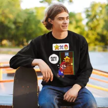 Pull « Une envie pressante... » – Parodie Super Mario