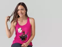 Women's Tank Top “Deadpool and the Death Note” – Deadpool parody