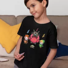 T-shirt Enfant Totoro « Ocarina Orchestra » – Parodie Zelda