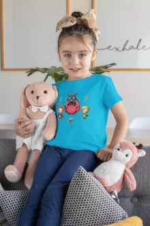 T-shirt Enfant Fille Totoro « Ocarina Orchestra » – Parodie Zelda