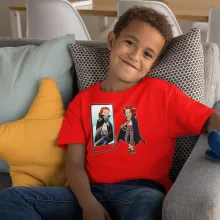 Roten Shanks Kinder T-Shirt “Roten Shanks und Gildarts Clive” – Parodie auf One Piece