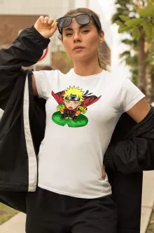 T-shirt Femme « Crôa Crôa No Jutsu !! » – Parodie Naruto
