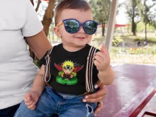 T-shirt bébé « Crôa Crôa No Jutsu !! » – Parodie Naruto