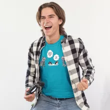 T-shirt Camus « Des Relations glaciales entre un Maître et son élève ! » – Parodie Saint Seiya