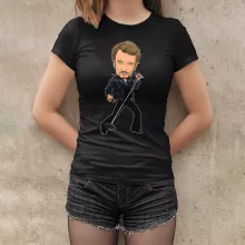 T-shirt Femme Caricature Stars « Caricature SD Manga Stars Vol.1 ! » – Parodie Caricature de Stars