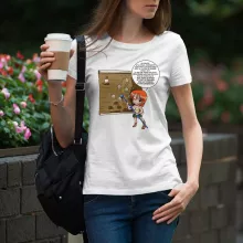 T-shirt Femme Nami « Les prévisions de Météo Pirate pour le prochain épisode ! » – Parodie One Piece