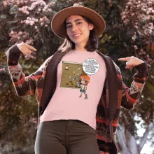 T-shirt Femme Nami « Les prévisions de Météo Pirate pour le prochain épisode ! » – Parodie One Piece