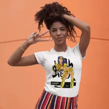 T-shirt Femme Manga « La Sublime Taniya née sous le Signe du Scorpion ! » – Parodie Cosplay Girls