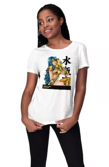 T-shirt Femme Manga « La Sublime Clara née sous le Signe du Verseau ! » – Parodie Cosplay Girls