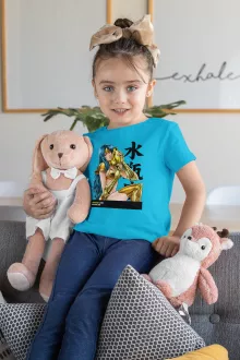 T-shirt Enfant Fille Manga « La Sublime Clara née sous le Signe du Verseau ! » – Parodie Cosplay Girls