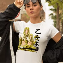 T-shirt Femme Manga « La sublime Alyzée née sous le signe de la Vierge ! » – Parodie Cosplay Girls