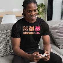 T-shirt « Kawamis and Co. Vol.1 (Pinky, Browny et Caramel) ! » – Parodie Kawaii Kao