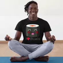T-shirt « I Love Sushi ! » – Parodie Japon Culture