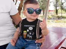 T-shirt bébé « Portable No Jutsu ! » – Parodie Naruto