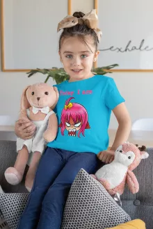 Flickor barnens T-shirts – Parodi Today I am