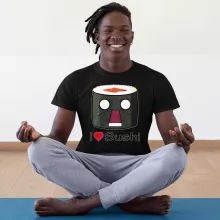 T-shirt « I Love Sushi ! NOOOO !! » – Parodie Japon Culture