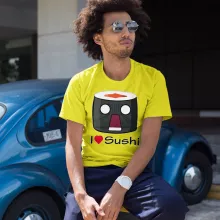 T-shirt « I Love Sushi ! NOOOO !! » – Parodie Japon Culture