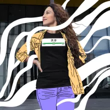 T-shirt Femme « Gare de Shibuya ! » – Parodie Japon Gares