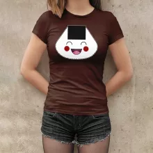 T-shirt Femme « Onigiri-chan (Version content !) » – Parodie Japon Culture