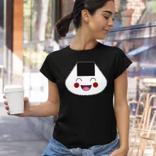 T-shirt Femme « Onigiri-chan (Version content !) » – Parodie Japon Culture