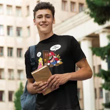 T-shirt Bowser « C'est l'plombier ! » – Parodie Super Mario