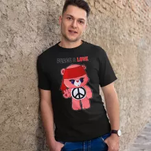 T-Shirt “Peace and Love” – The Care Bears parody