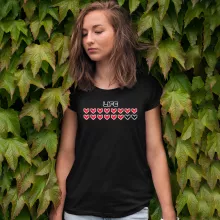 T-shirt Femme Pixel Design « Life » – Parodie Jeux Vidéo Pixel