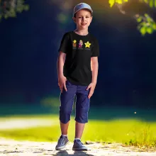 T-shirt Enfant Princesse Peach « Argent, Femmes et Pouvoir ! » – Parodie Super Mario
