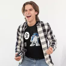 T-shirt R2-D2 « Boîte de conserve ... » – Parodie Star Wars