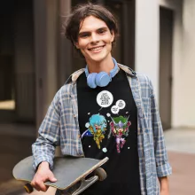 T-shirt Shun « Faisons l'Amour, pas la Guerre !! » – Parodie Saint Seiya