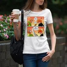 T-shirt Femme Ichigo Kurosaki « Non, ça c'est un couteau ! » – Parodie Bleach