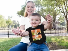 T-shirt bébé Ichigo Kurosaki « Non, ça c'est un couteau ! » – Parodie Bleach